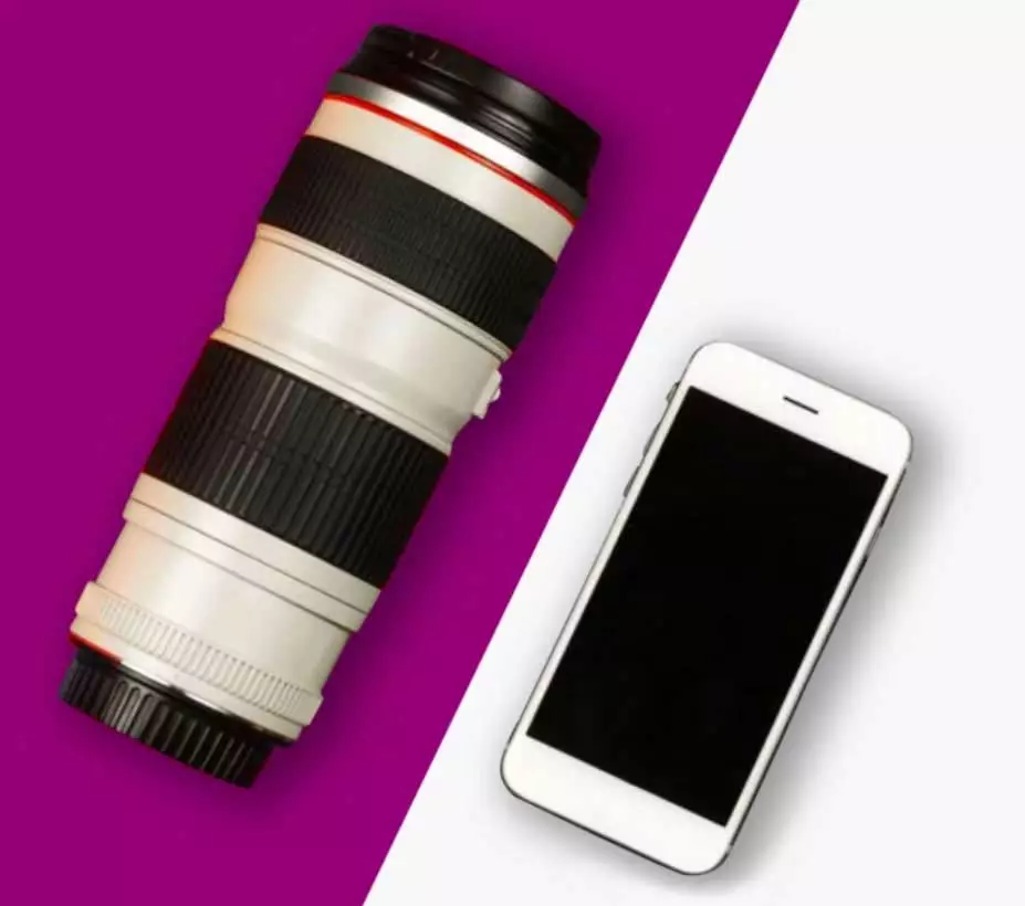 Mobile and camera lens