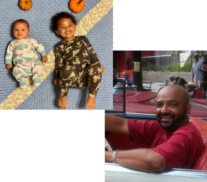 img7-before Photo resizing services for two images: two young children in pajamas smiling and a man smiling in a red car.